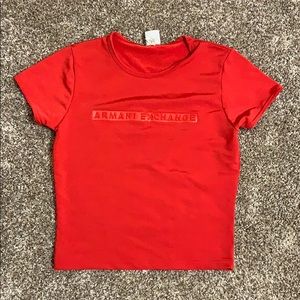 Armani Exchange Crop Top